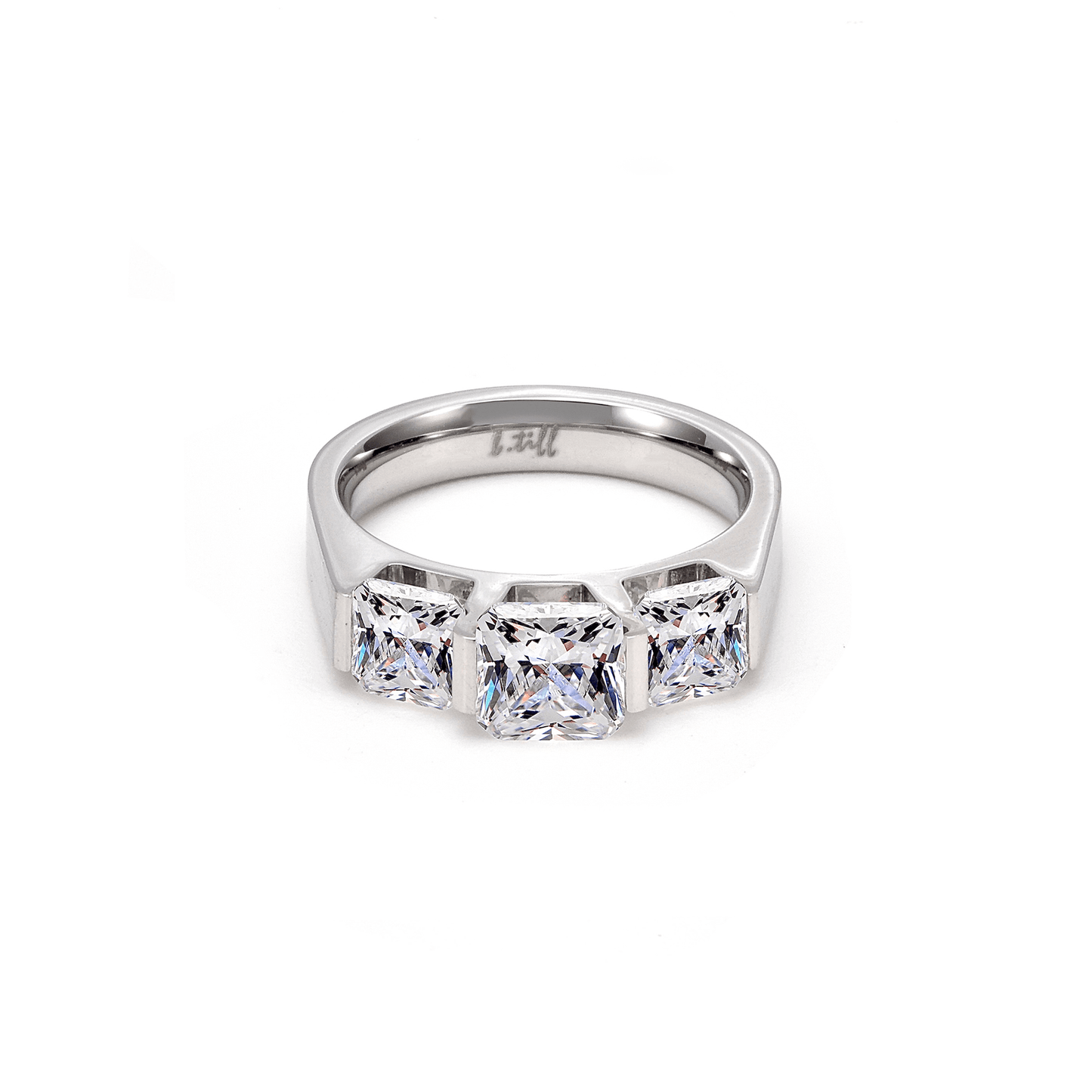 RG203W B.Tiff 3 - Stone Cushion Cut Engagement Ring - PBNJ FASHIONS