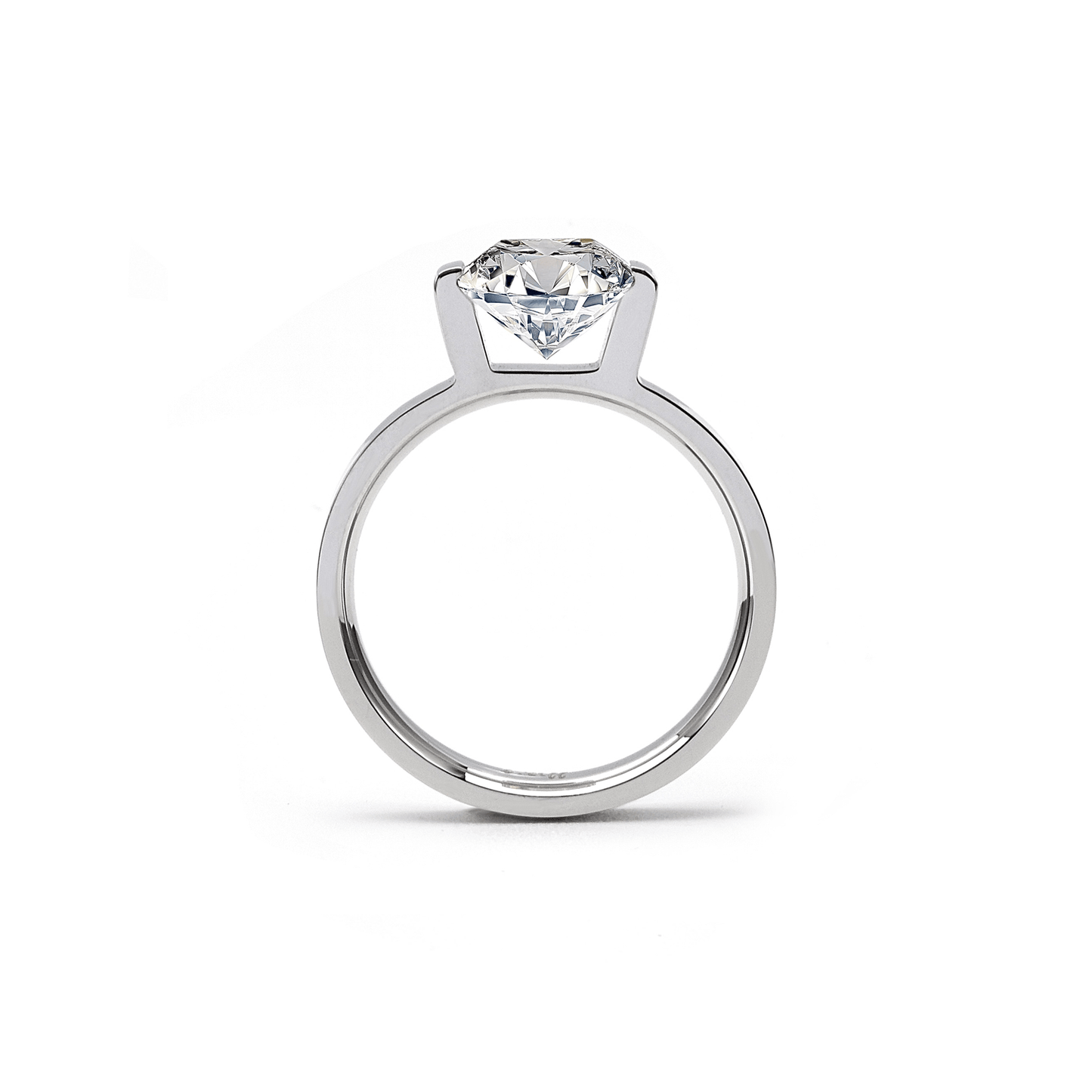 RG210W B.Tiff 3 ct Emerald Cut Engagement Ring - PBNJ FASHIONS