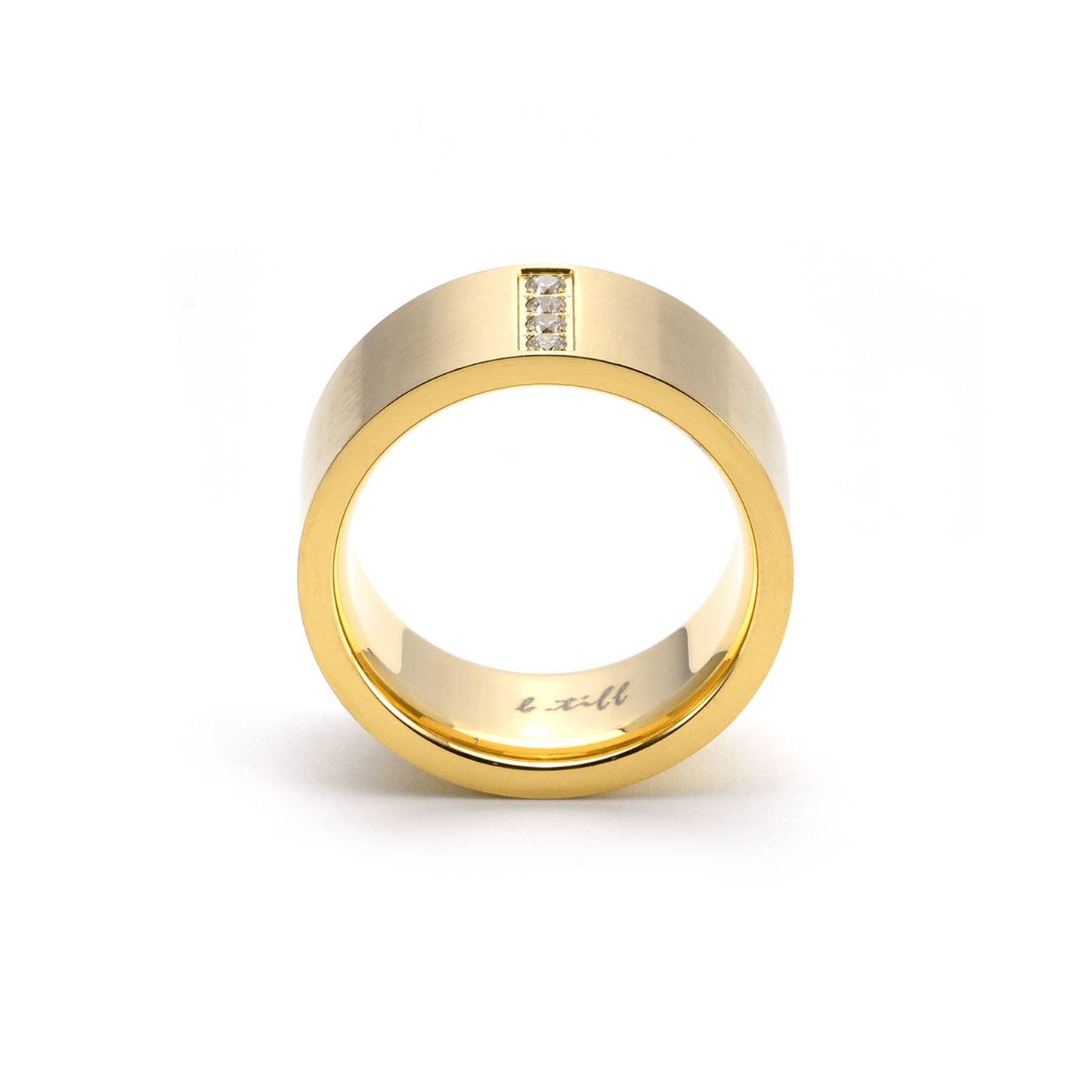 RG223G B.Tiff 4 - Stone Gold Wide Ring [Wide Band] - PBNJ FASHIONS