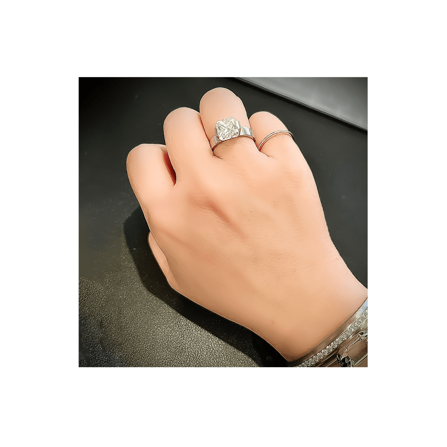 RG228W B.Tiff 2 ct Cushion Cut Engagement Ring - PBNJ FASHIONS