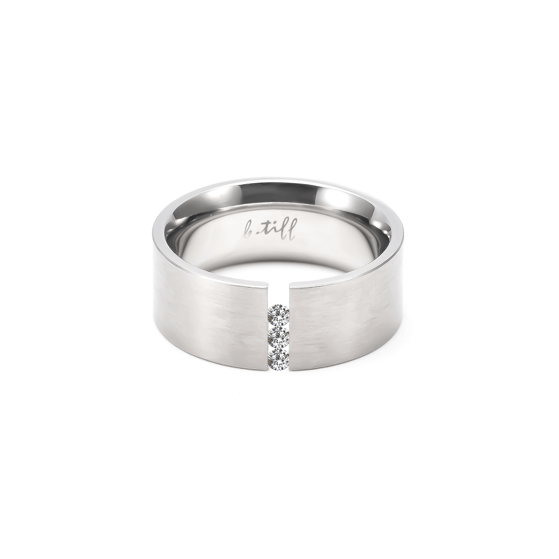 RG333W B.Tiff Sliding Stone Wide Ring [Wide Band] - PBNJ FASHIONS