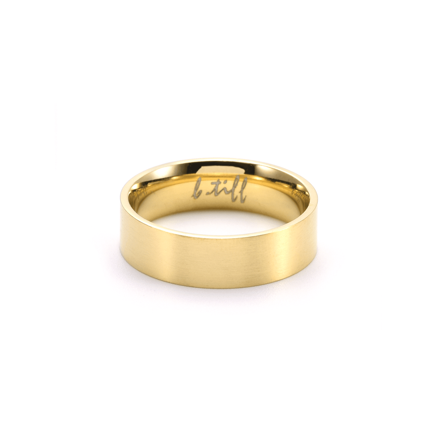 RG600G B.Tiff Gold Simplicity 6 Stacking Ring [Wide Band] - PBNJ FASHIONS