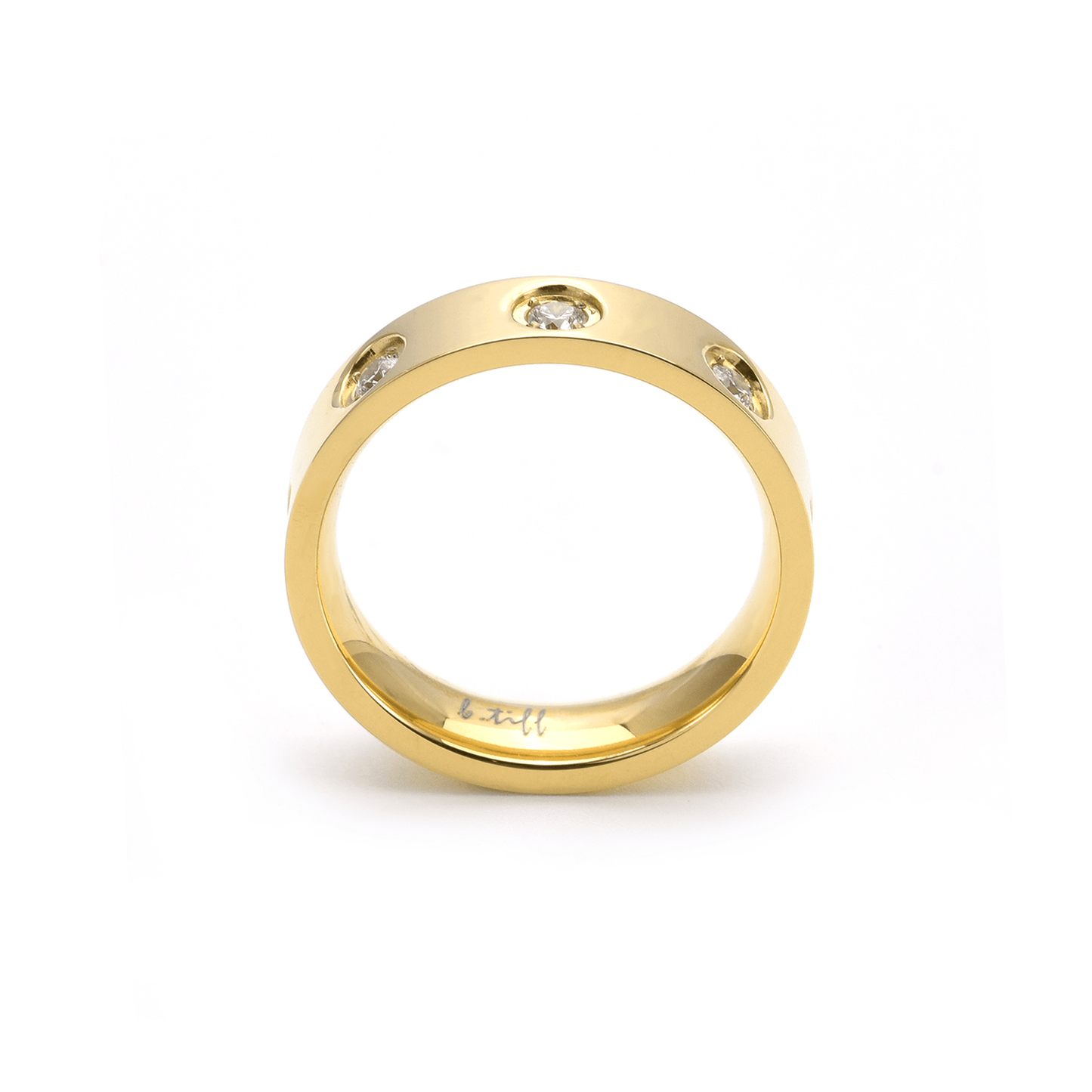 RG808G B.Tiff Gold 8 - Stone Pave Ring - PBNJ FASHIONS