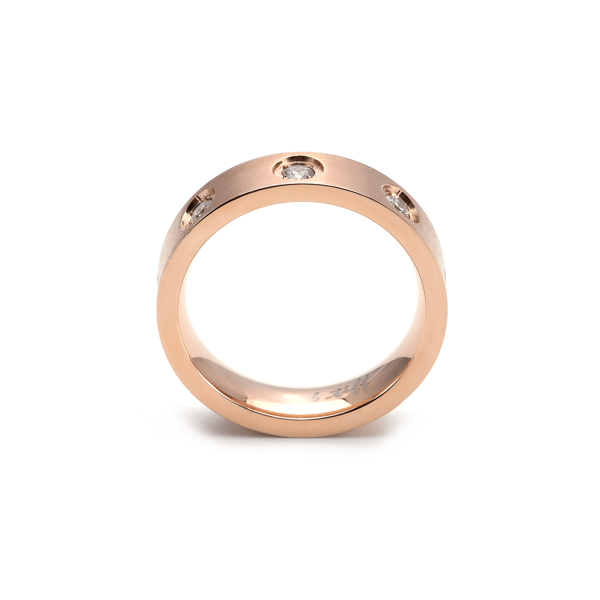 RG808RG B.Tiff Rose Gold 8 - Stone Pave Ring - PBNJ FASHIONS