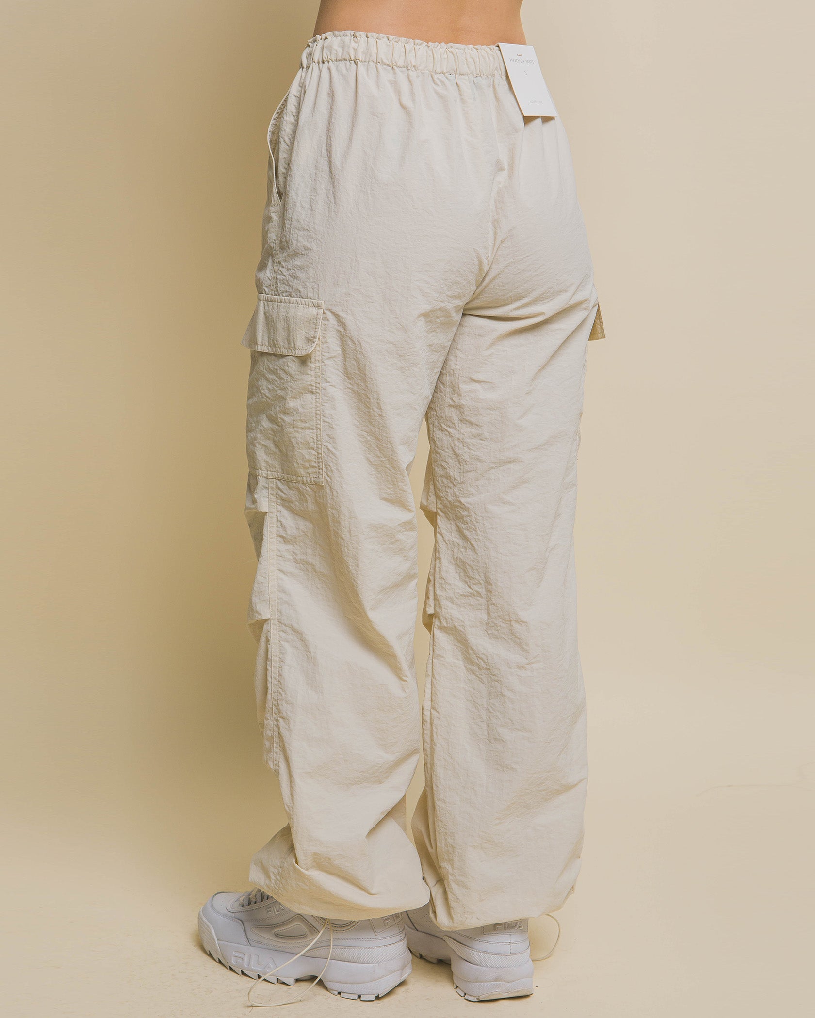 LOOSE FIT PARACHUTE CARGO PANTS-2