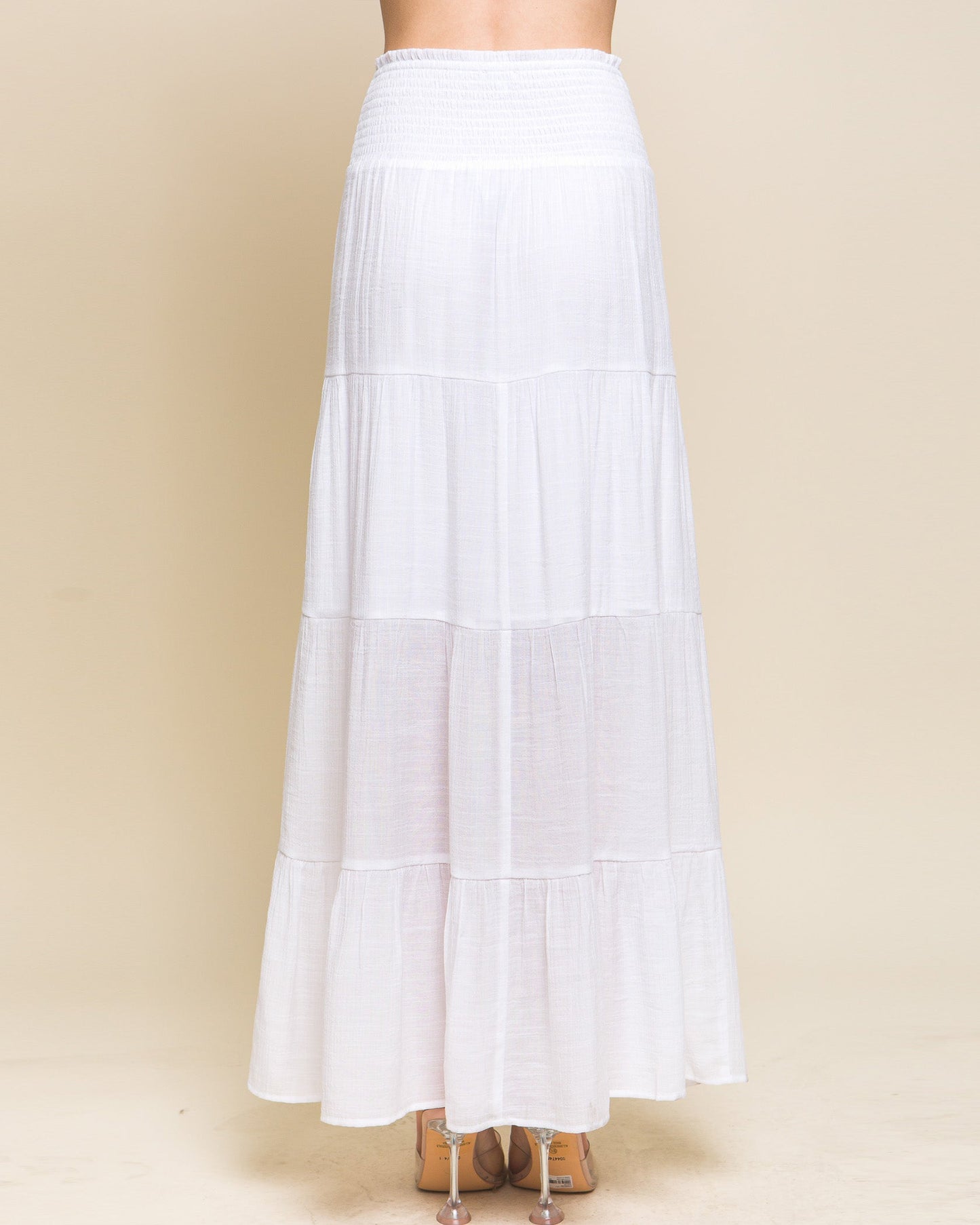 SMOCKED MAXI SKIRT-2