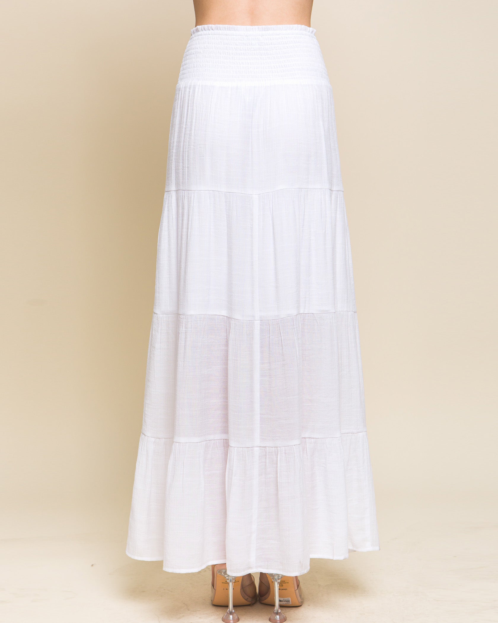 SMOCKED MAXI SKIRT-2