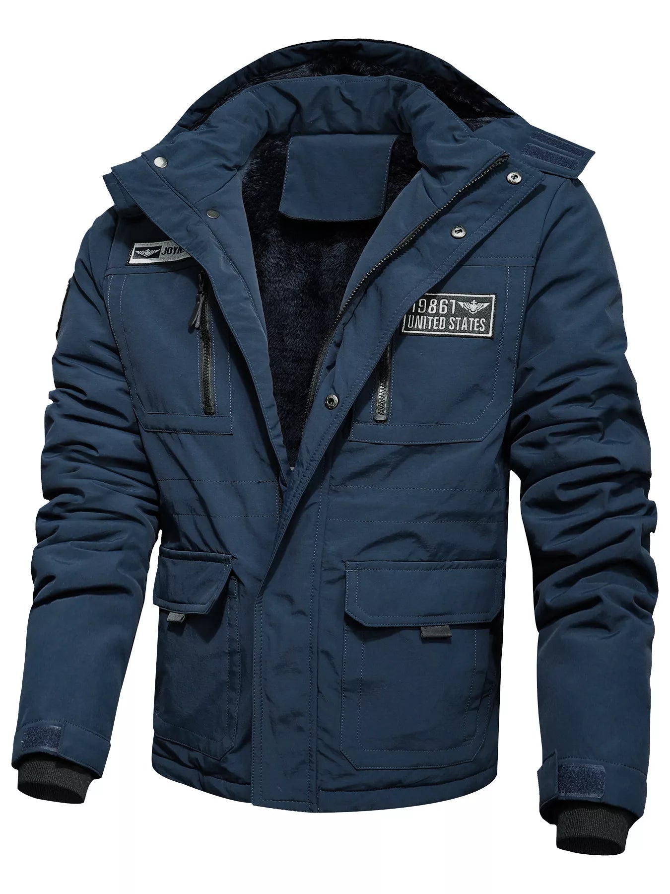 Men's Plus Size Winter Warm Hooded Padded Coat - PBNJ FASHIONS