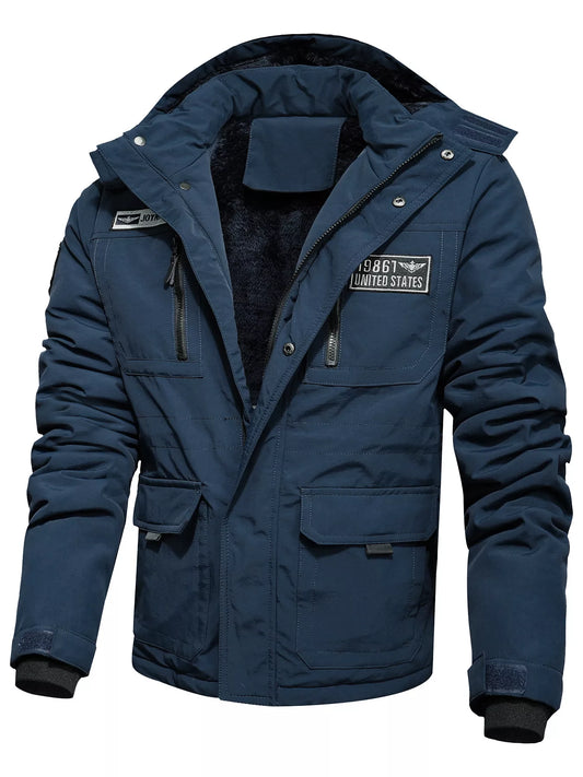 Men's Plus Size Winter Warm Hooded Padded Coat - PBNJ FASHIONS