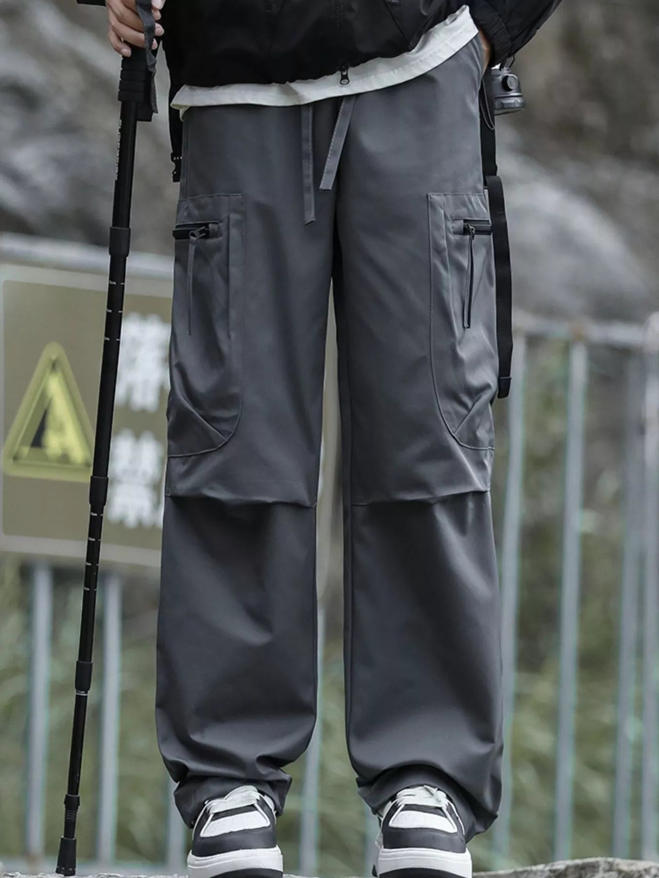 Men's Plus Size Loose Fit Multi - Pocket Cargo Pants - PBNJ FASHIONS