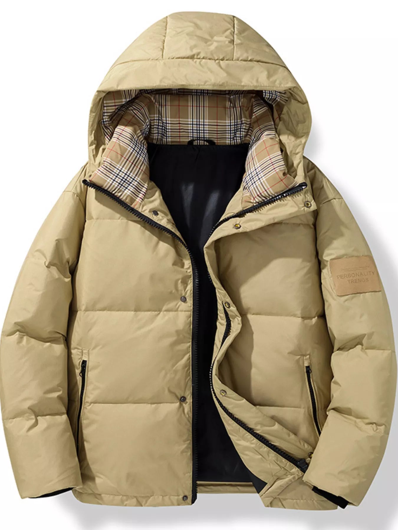 Men's Plus Size Warm Padded Hooded Down Puffer Jacket - PBNJ FASHIONS