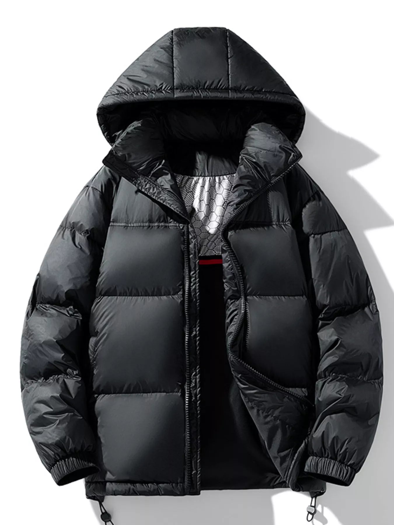 Men's Full Size Hooded Padded Puffer Jacket Plus Size - PBNJ FASHIONS