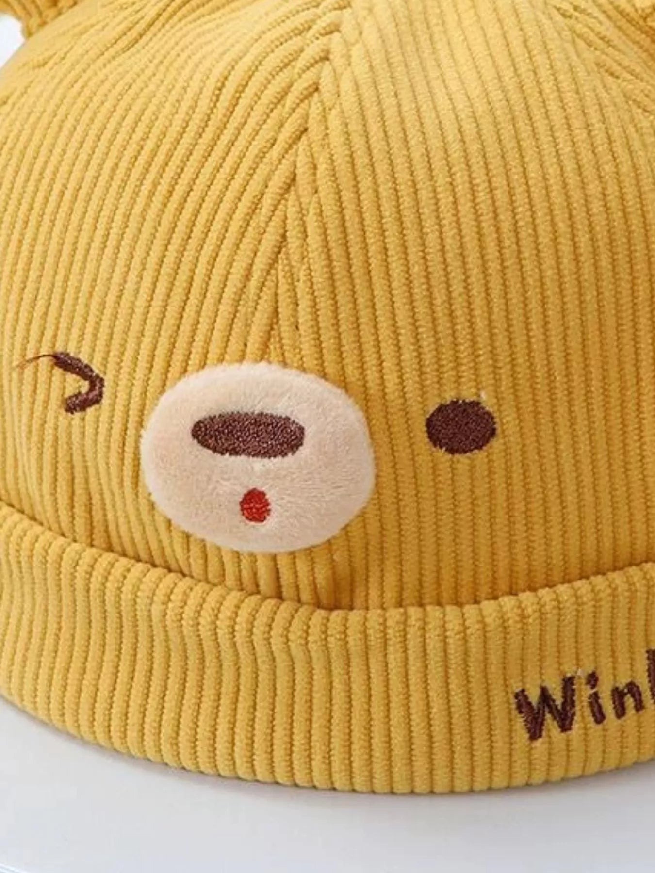 Children's Bear Ear Corduroy Hat - PBNJ FASHIONS