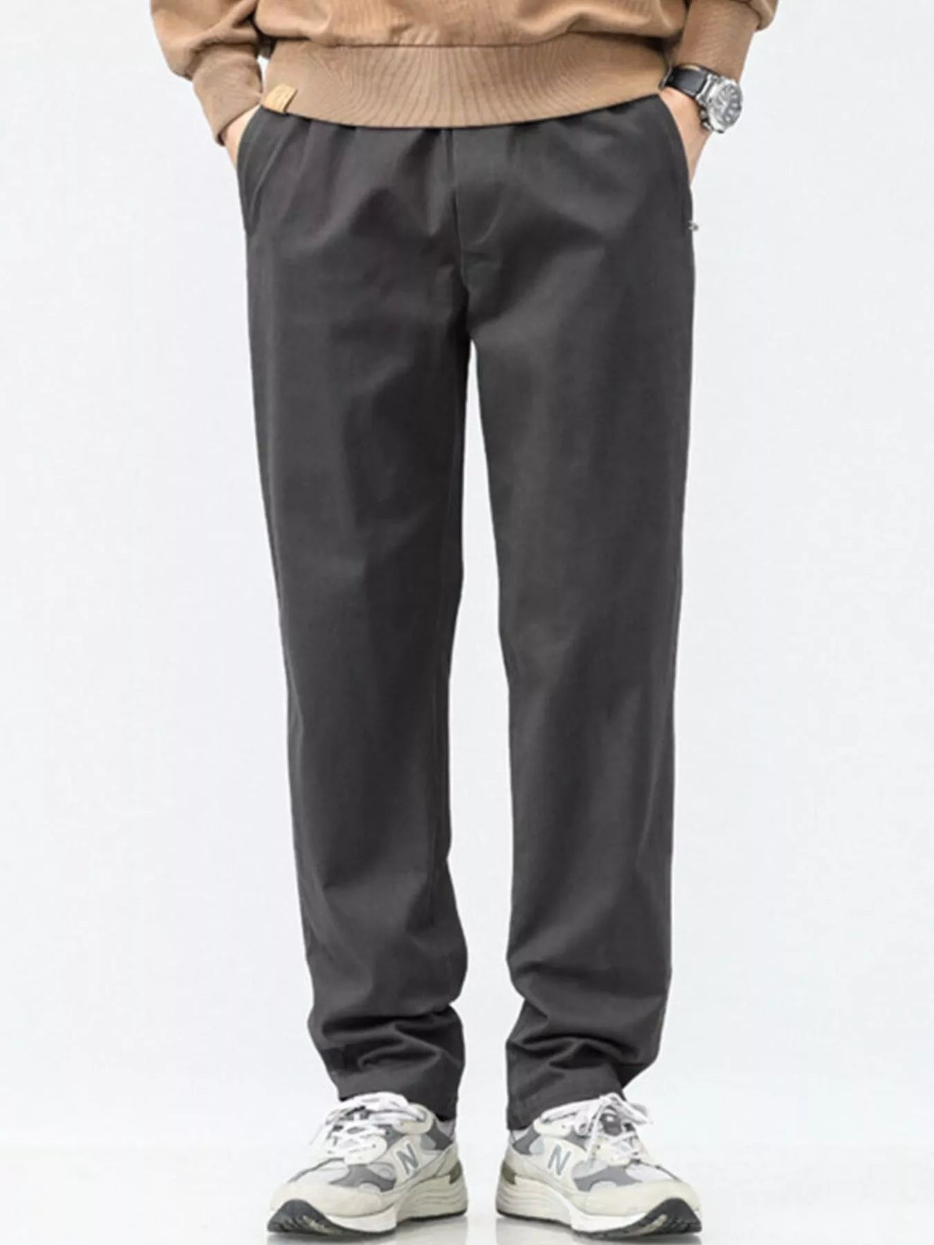 Men's Plus Size Casual Loose Fit Wide Leg Pants - PBNJ FASHIONS