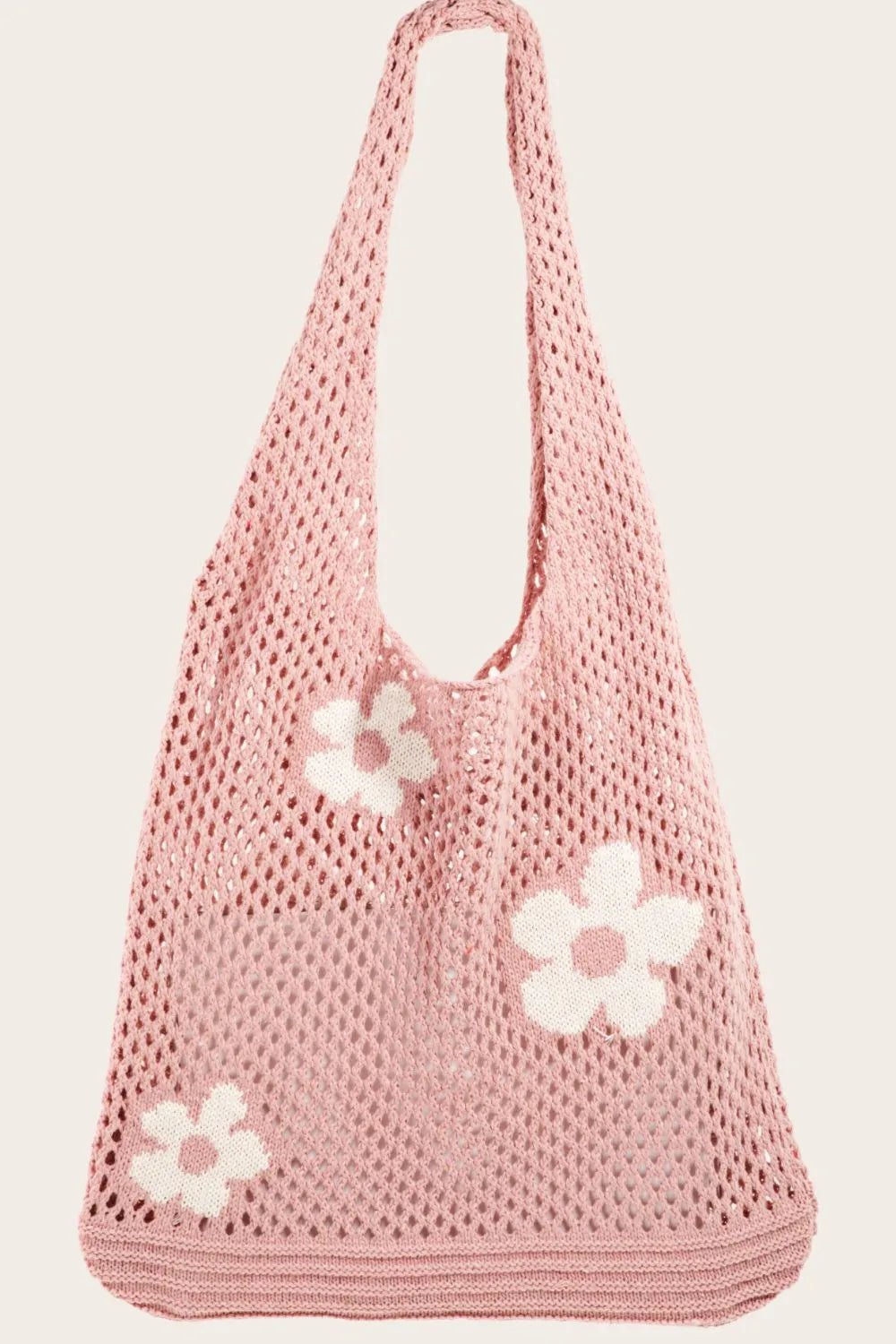 Fame Flower Knitted Shoulder Bag - PBNJ FASHIONS