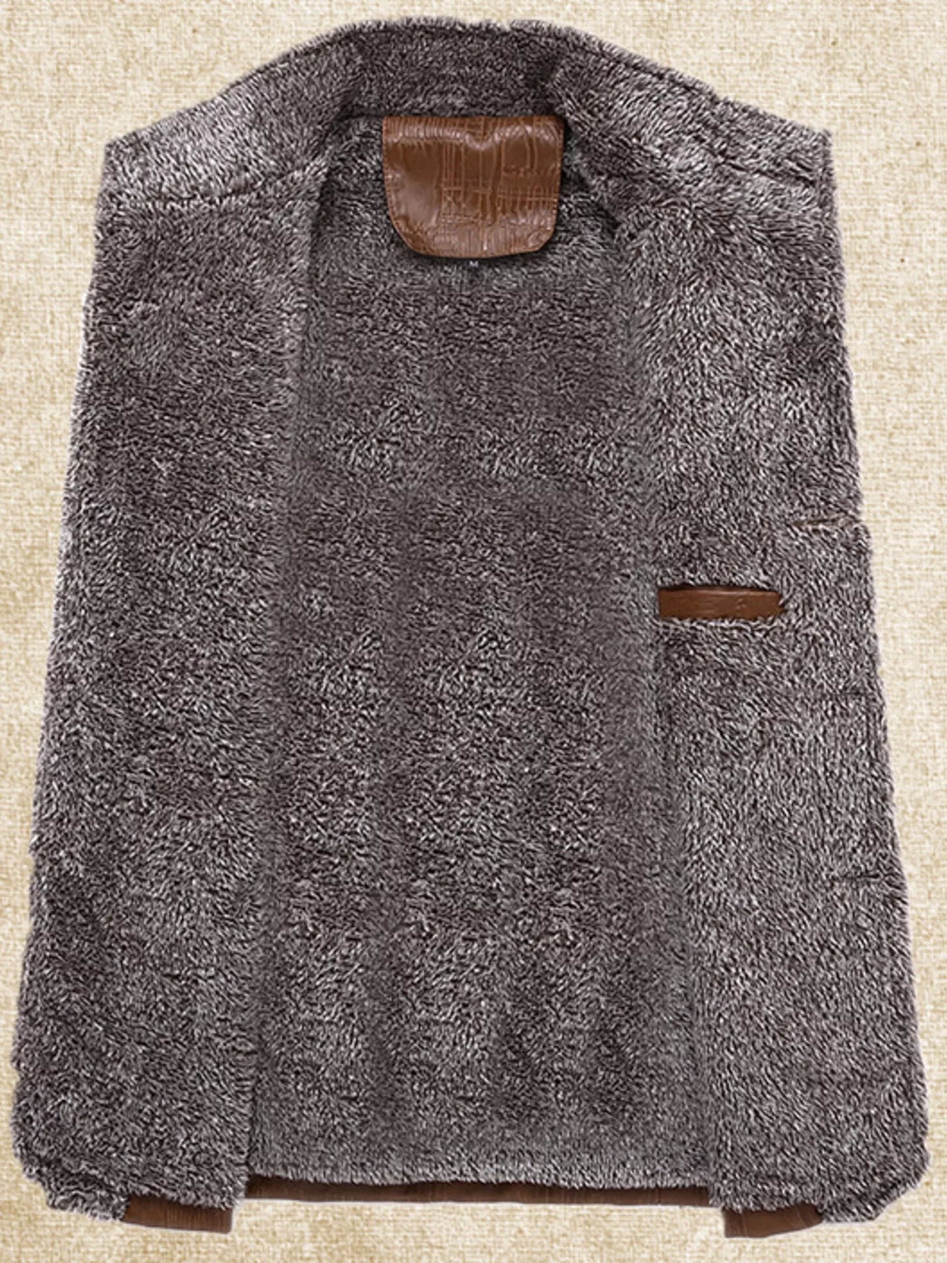 Men's Plus Size Button Up Fleece Lined Coat - PBNJ FASHIONS