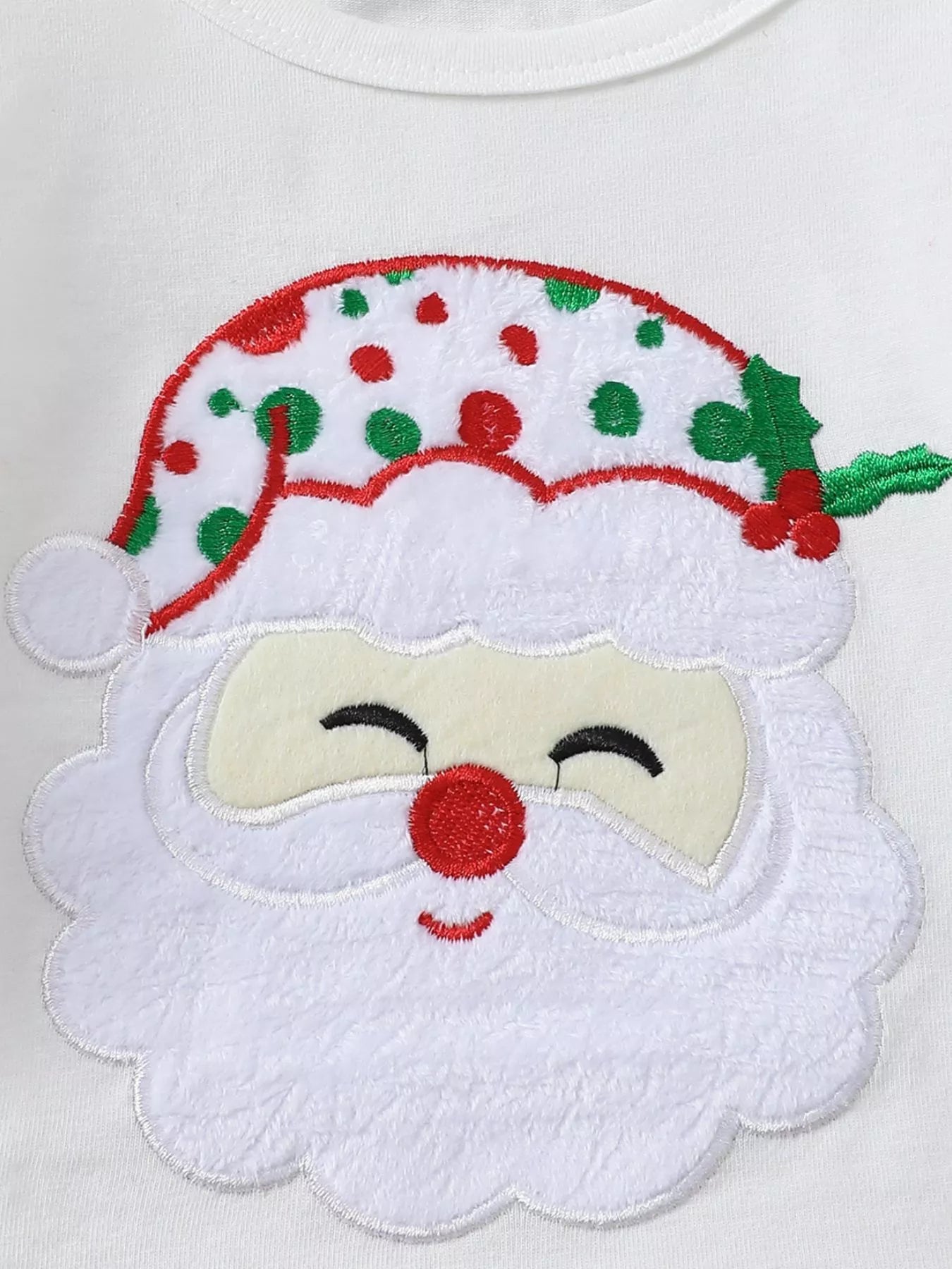 Children's Christmas Ruffle Trim Top and Pants Set - PBNJ FASHIONS