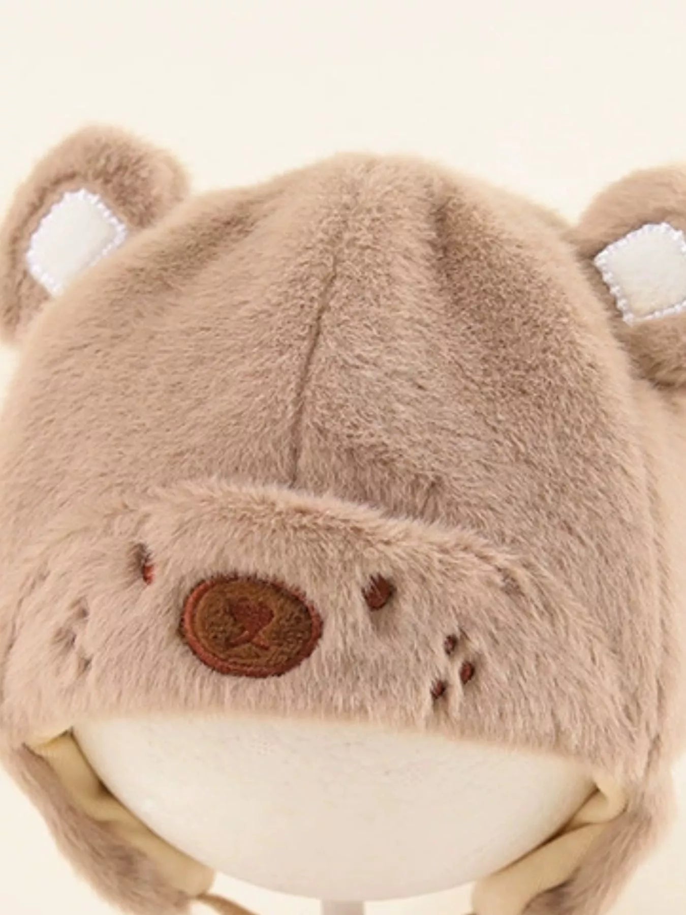 Children's Cute Bear Ear Plush Hat - PBNJ FASHIONS