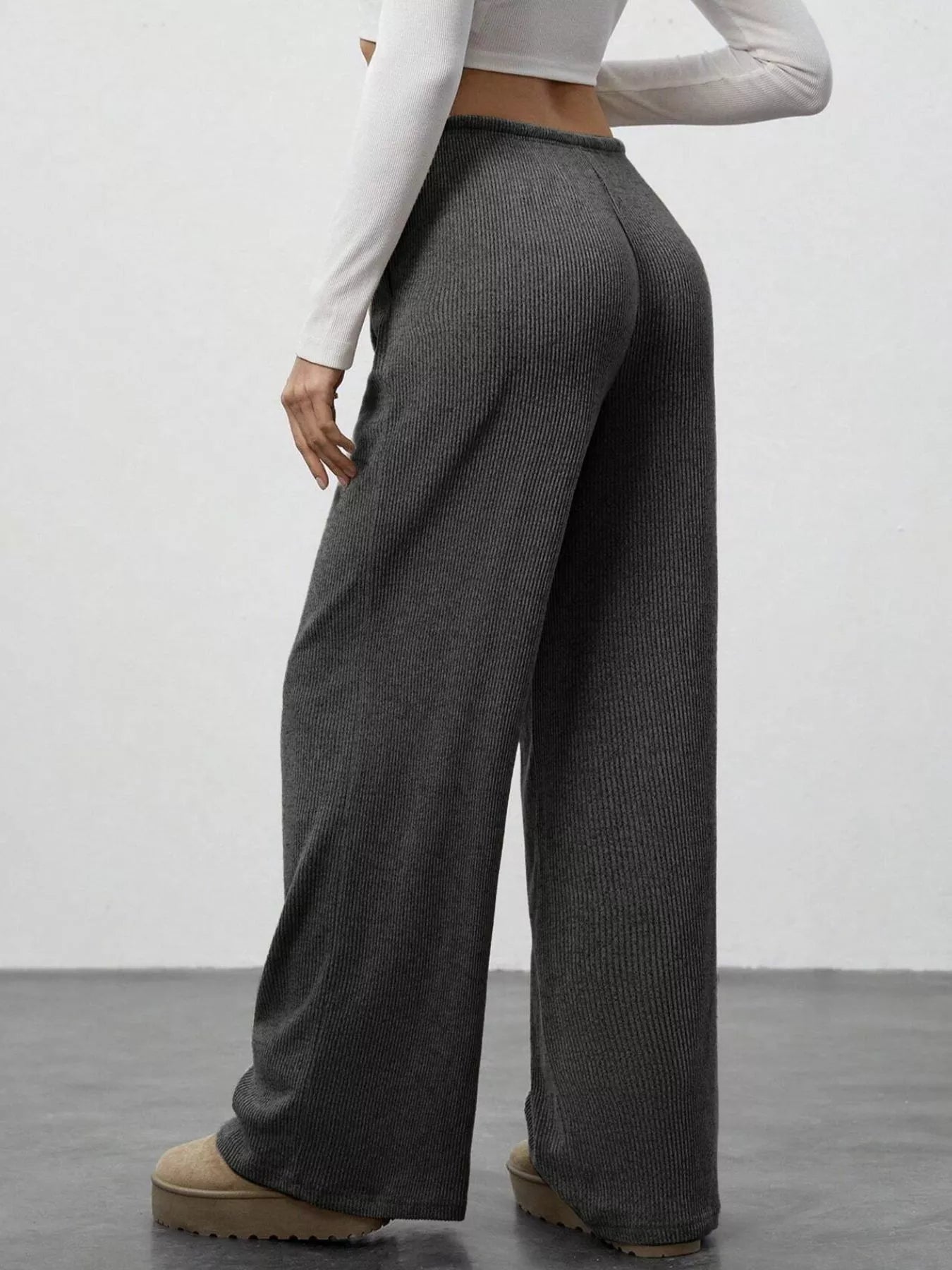 Relaxed Fit Drawstring Pants - PBNJ FASHIONS