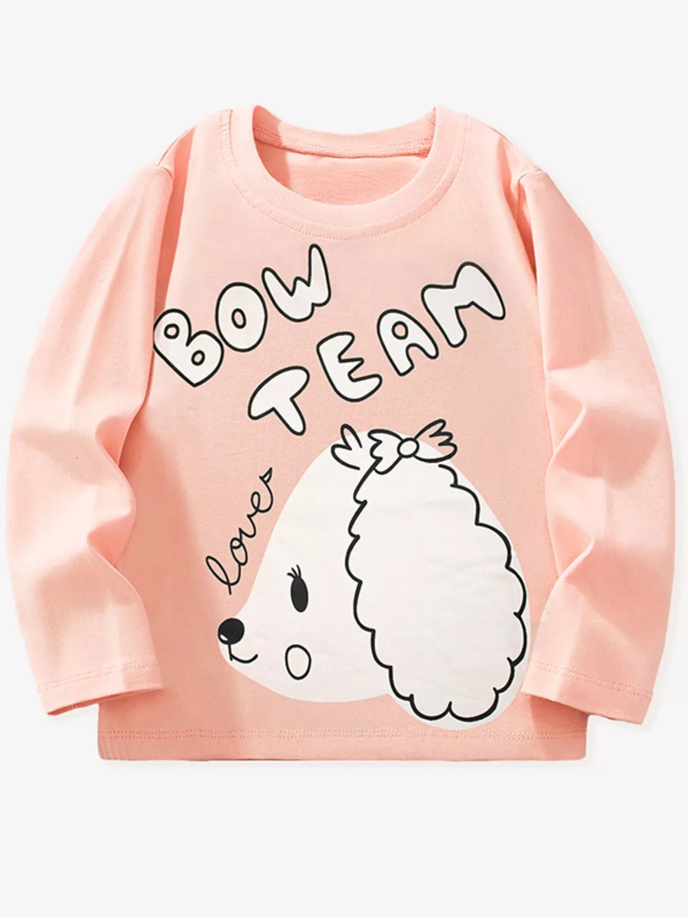 Children's Cute Dog Long Sleeve T-Shirt - PBNJ FASHIONS