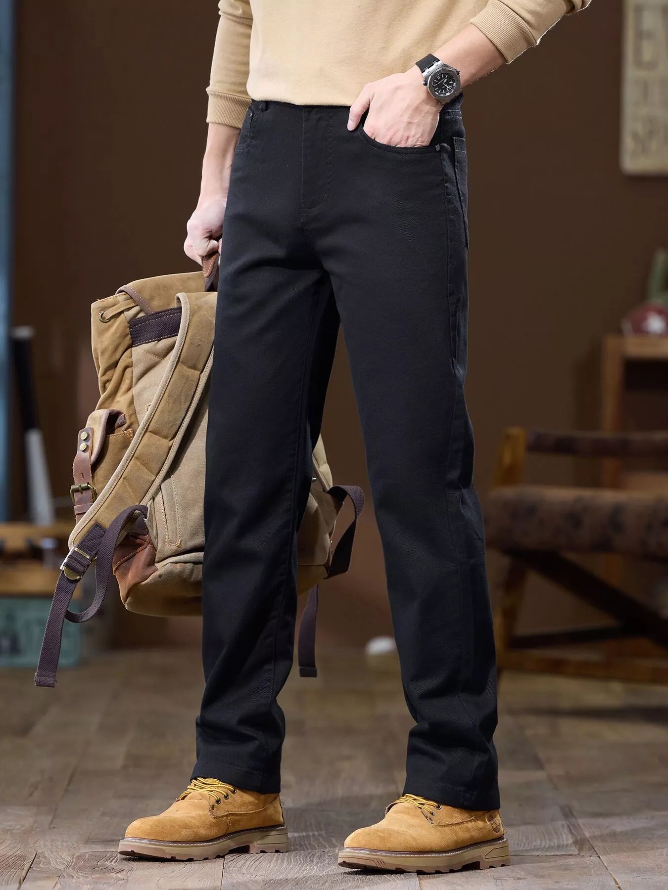 Men's Straight - Leg Pants - PBNJ FASHIONS