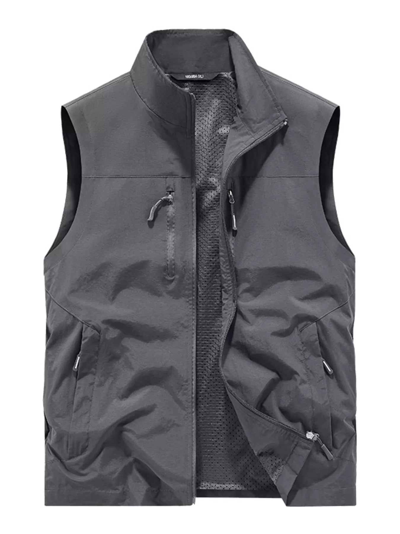 Men's Plus Size Lightweight Outdoor Zip Up Vest - PBNJ FASHIONS