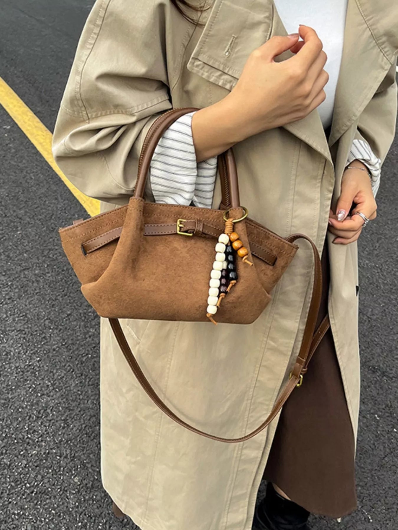Buckle Decor Tote Bag - PBNJ FASHIONS