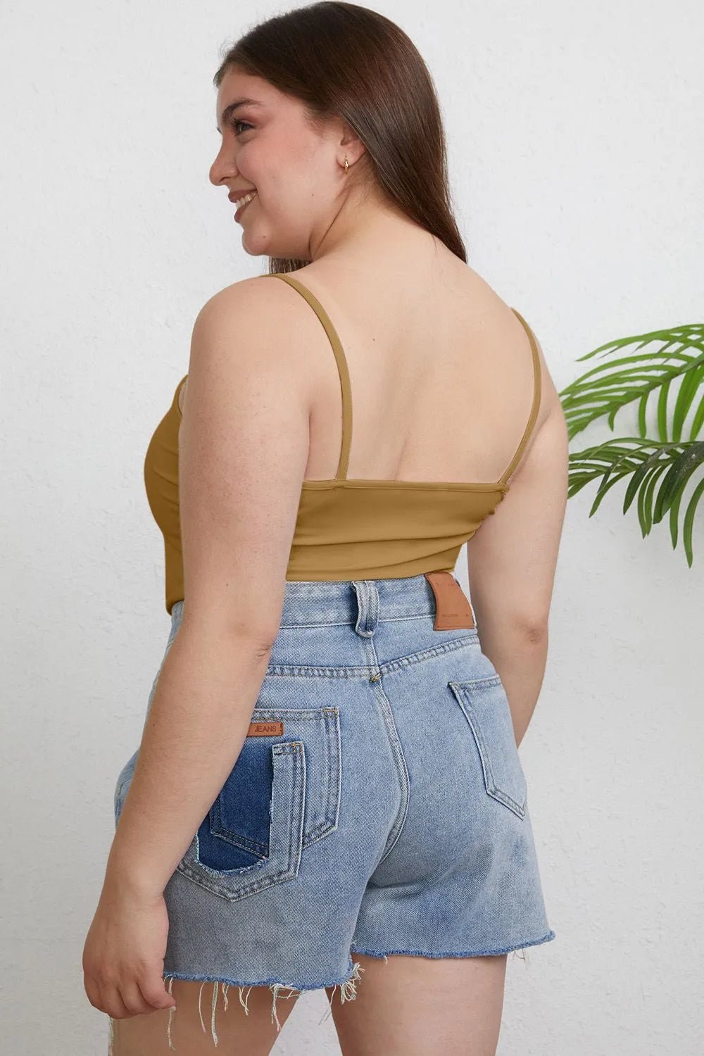 Basic Bae Full Size Round Neck Slim Cami Plus Size - PBNJ FASHIONS