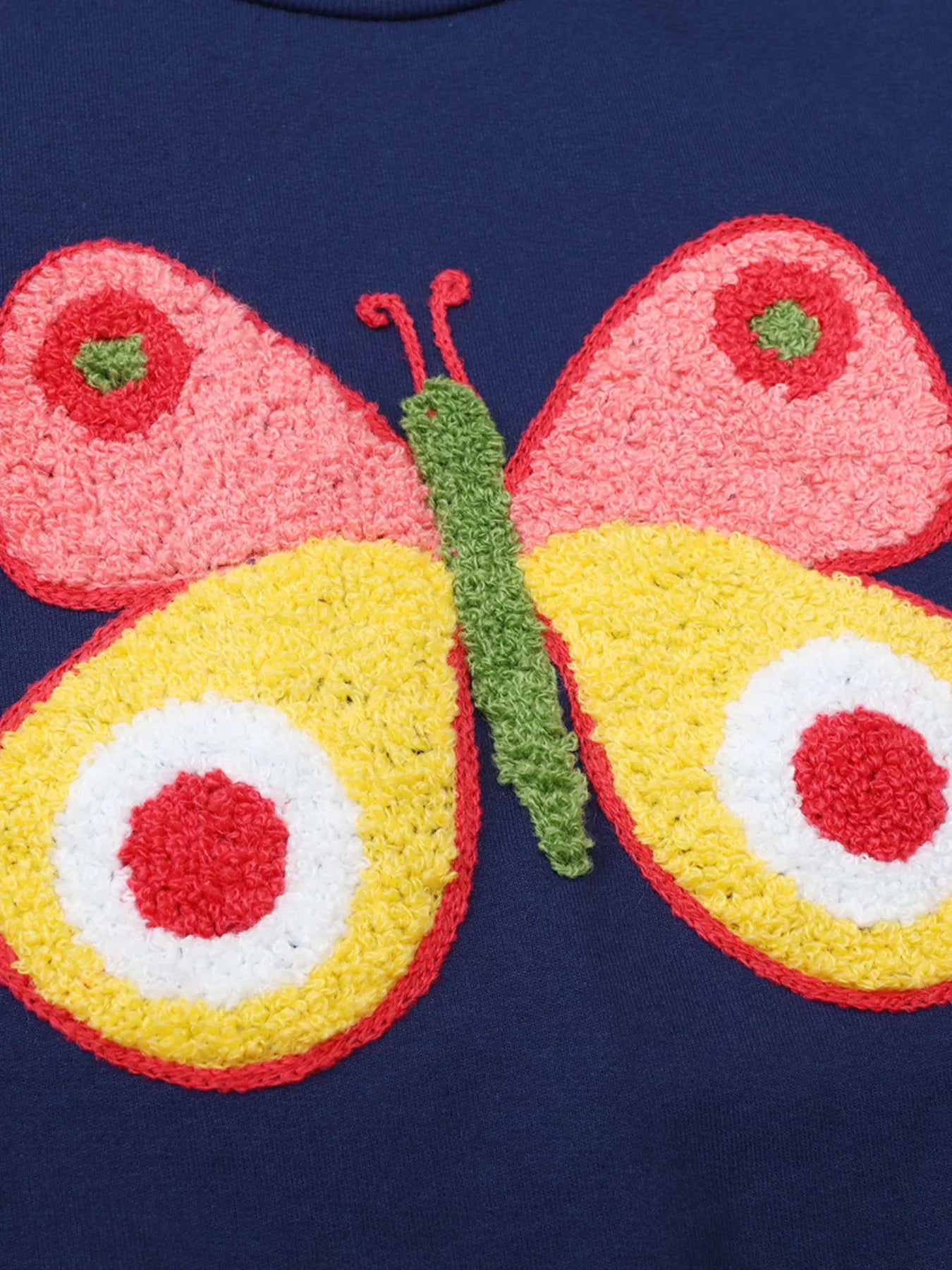 Children's Butterfly Crew Neck Sweatshirt - PBNJ FASHIONS