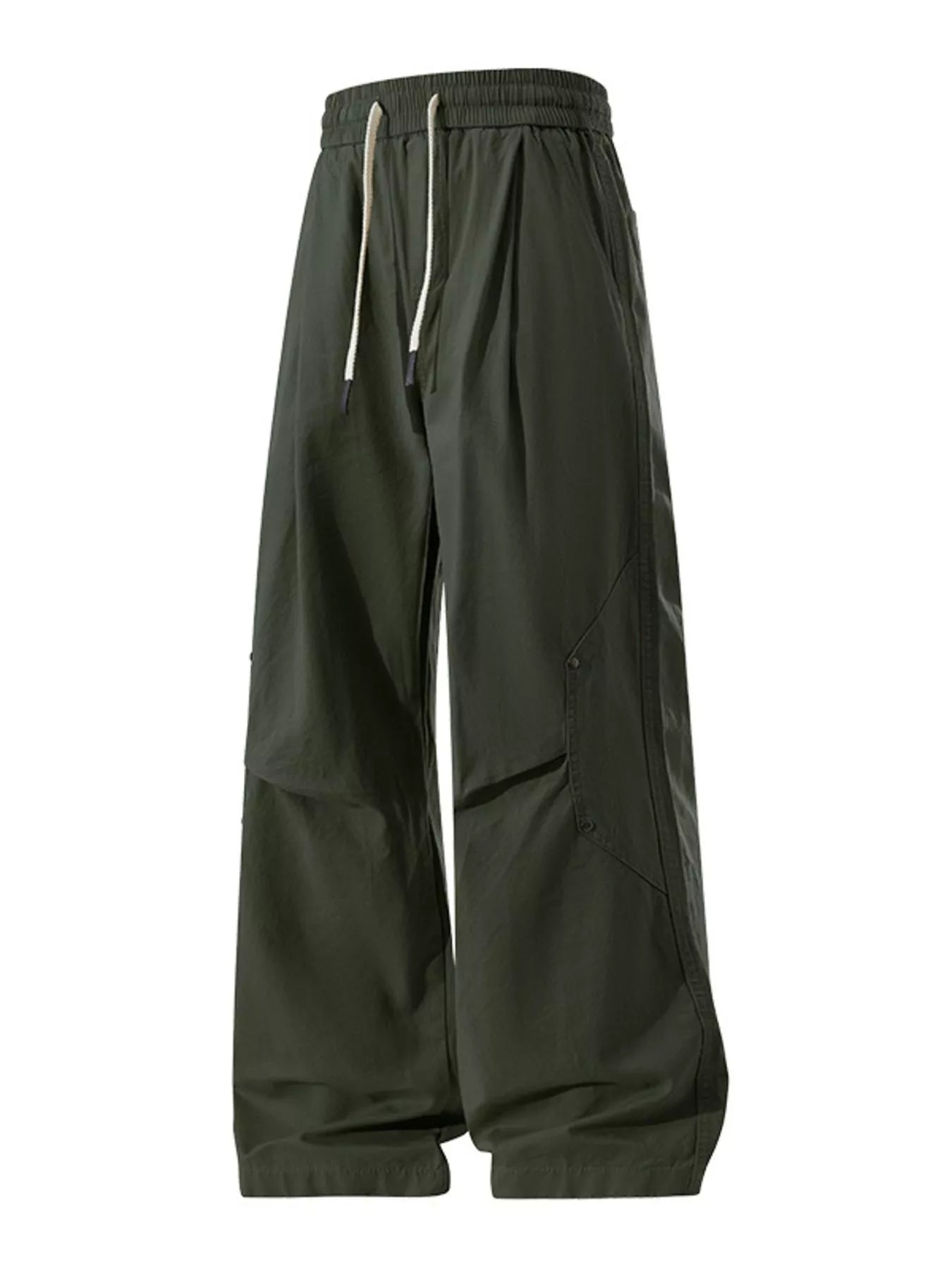 Men's Plus Size Drawstring Wide Leg Casual Pants - PBNJ FASHIONS