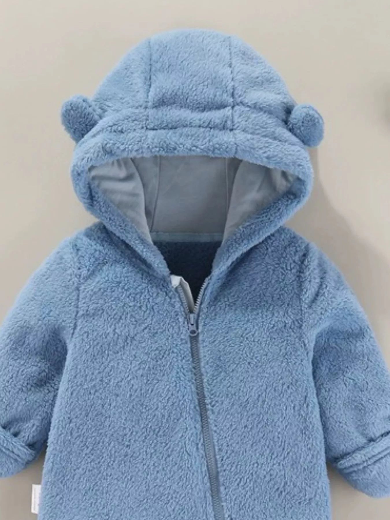Children's Cozy Bear Hooded Fleece One - Piece - PBNJ FASHIONS