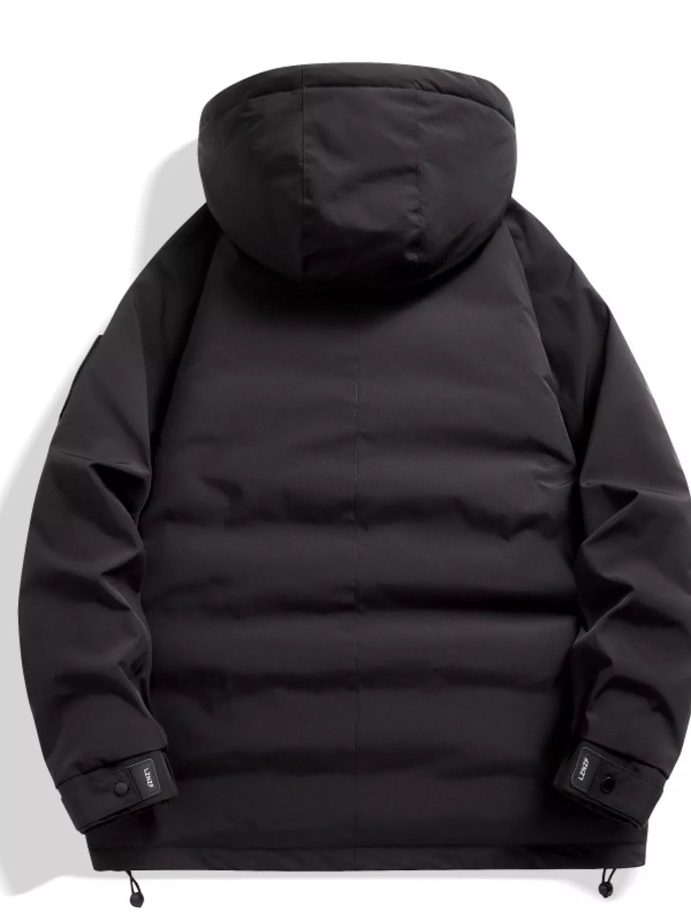 Men's Plus Size Hooded Snap Down Jacket - PBNJ FASHIONS