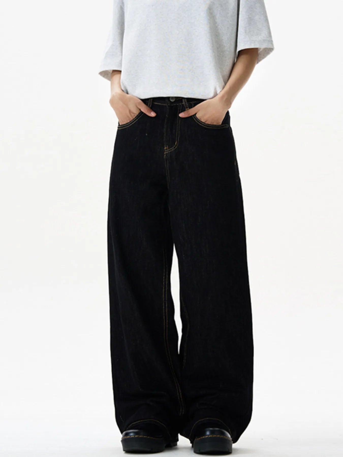 Men's Wide Leg Jeans - PBNJ FASHIONS