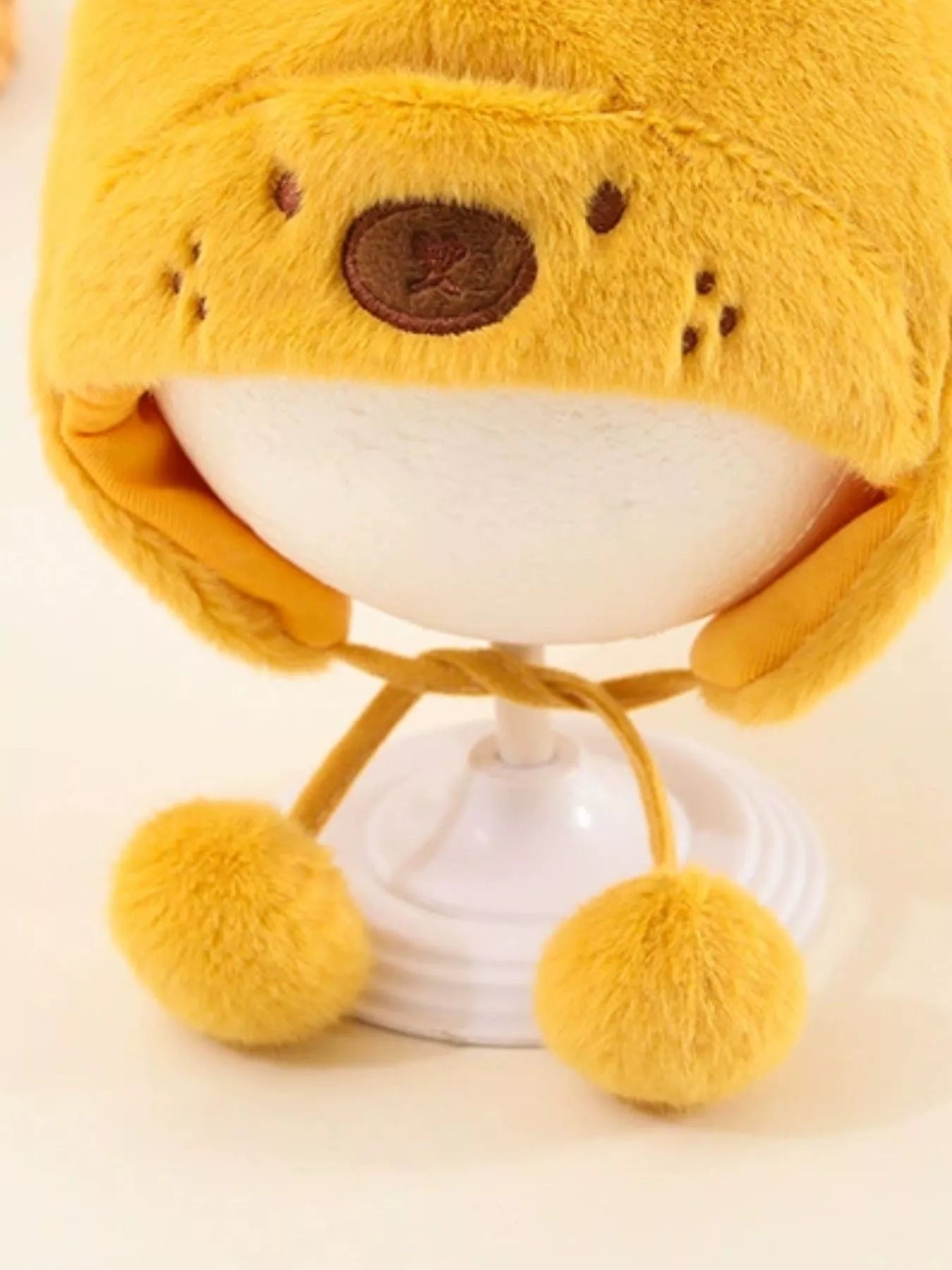 Children's Cute Bear Ear Plush Hat - PBNJ FASHIONS