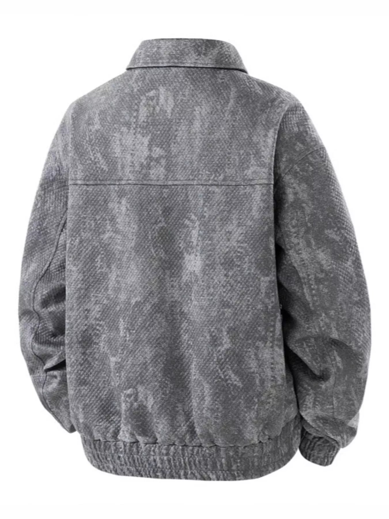 Men's Plus Size Casual Snap - Down Jacket - PBNJ FASHIONS