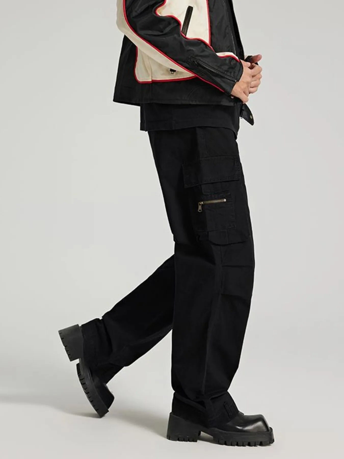 Men's Vintage Washed Cargo Jeans - PBNJ FASHIONS