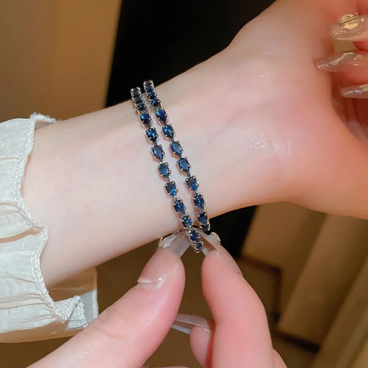 Alloy Zircon Bracelet - PBNJ FASHIONS