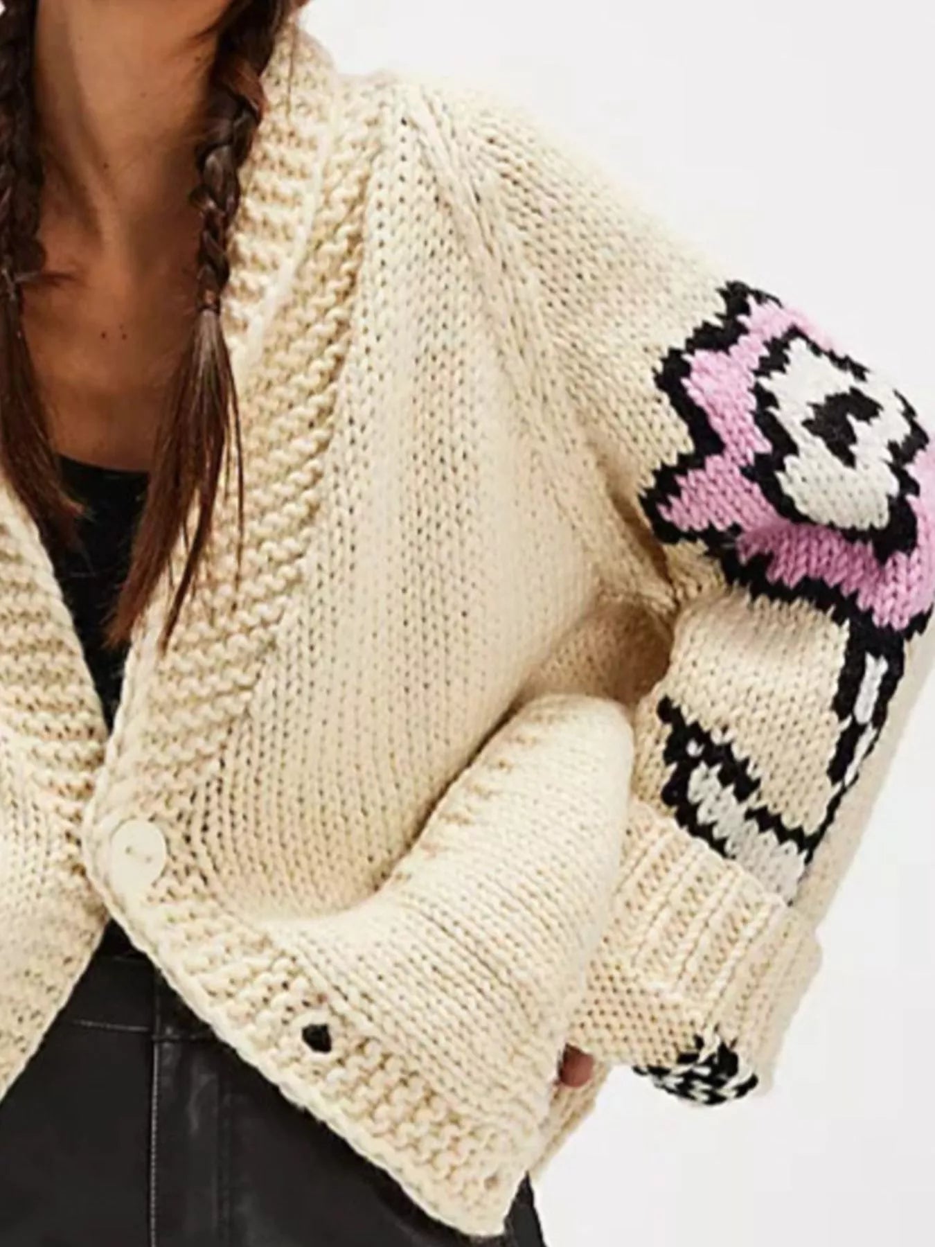Button Up Long Sleeve Cardigan - PBNJ FASHIONS