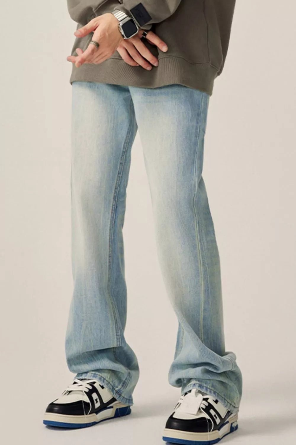 Men's Wash Relaxed Fit Jeans - PBNJ FASHIONS