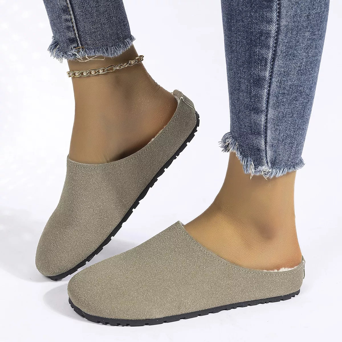 Round Toe Flats Slippers - PBNJ FASHIONS