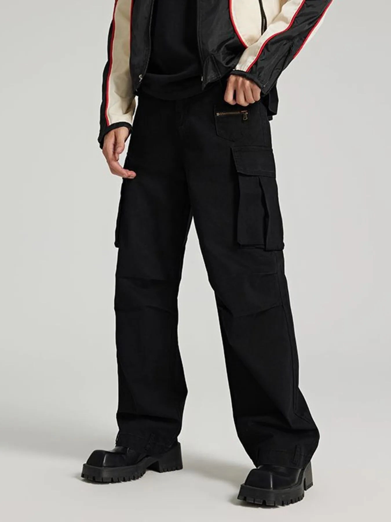 Men's Vintage Washed Cargo Jeans - PBNJ FASHIONS