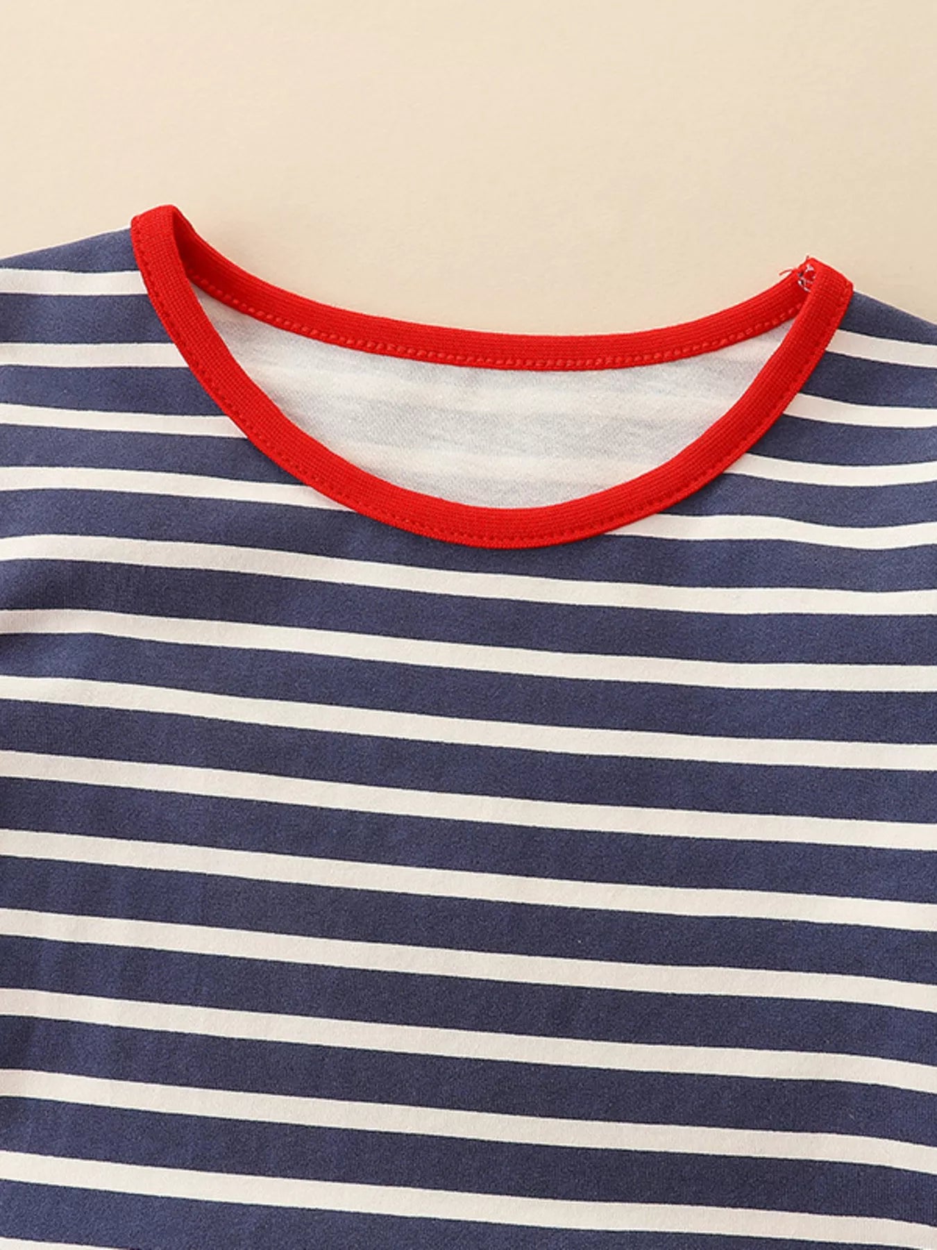 Children's Animal Applique Striped Dress - PBNJ FASHIONS