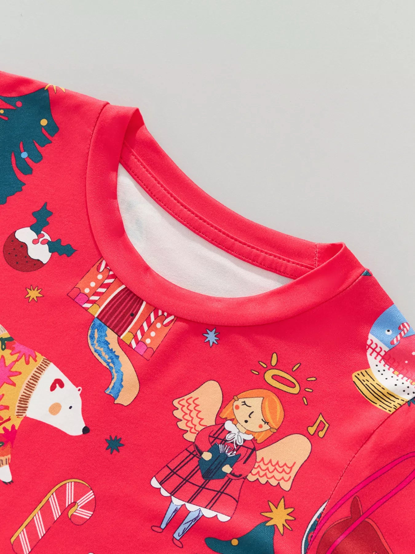 Children's Christmas Print Pajama Set - PBNJ FASHIONS