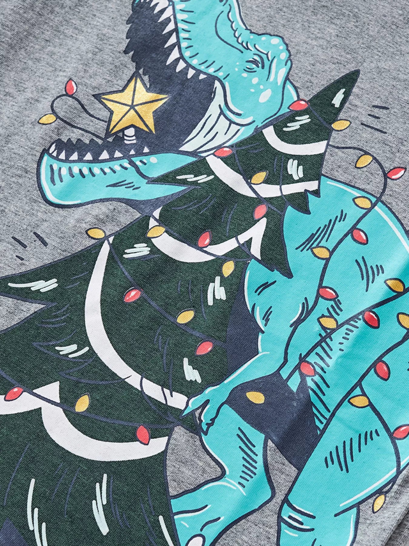 Children's Dinosaur Graphic Long Sleeve T-Shirt - PBNJ FASHIONS