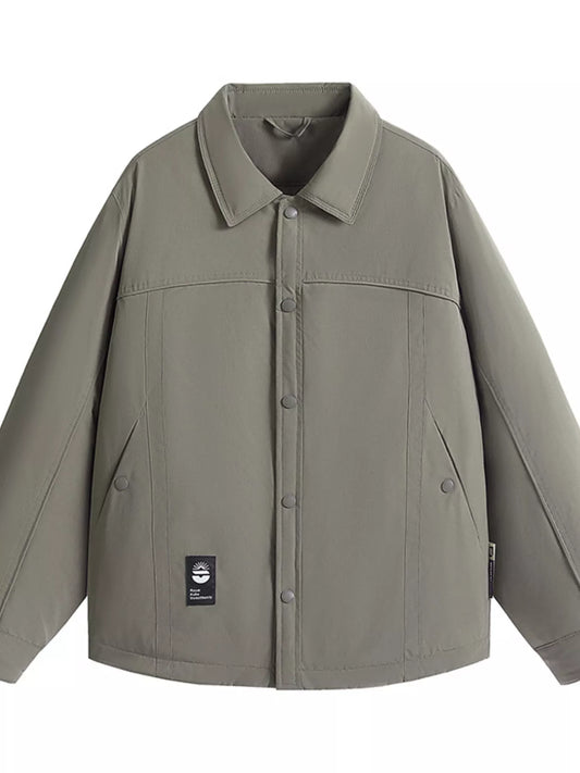 Men's Plus Size Casual Snap - Down Lightweight Jacket - PBNJ FASHIONS