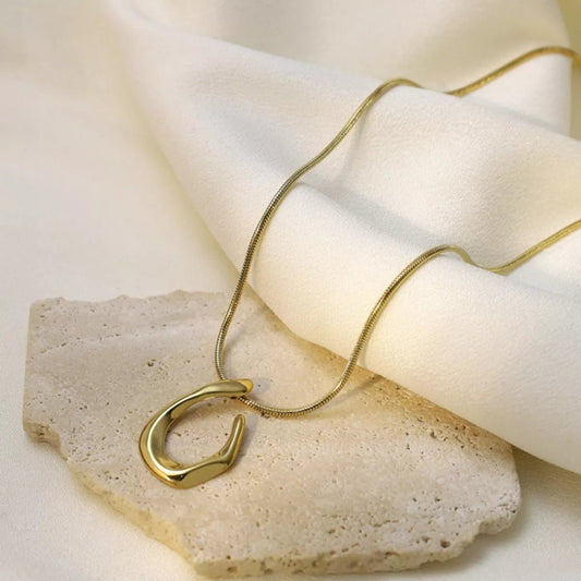 18K Gold - Plated Geometric Necklace - PBNJ FASHIONS