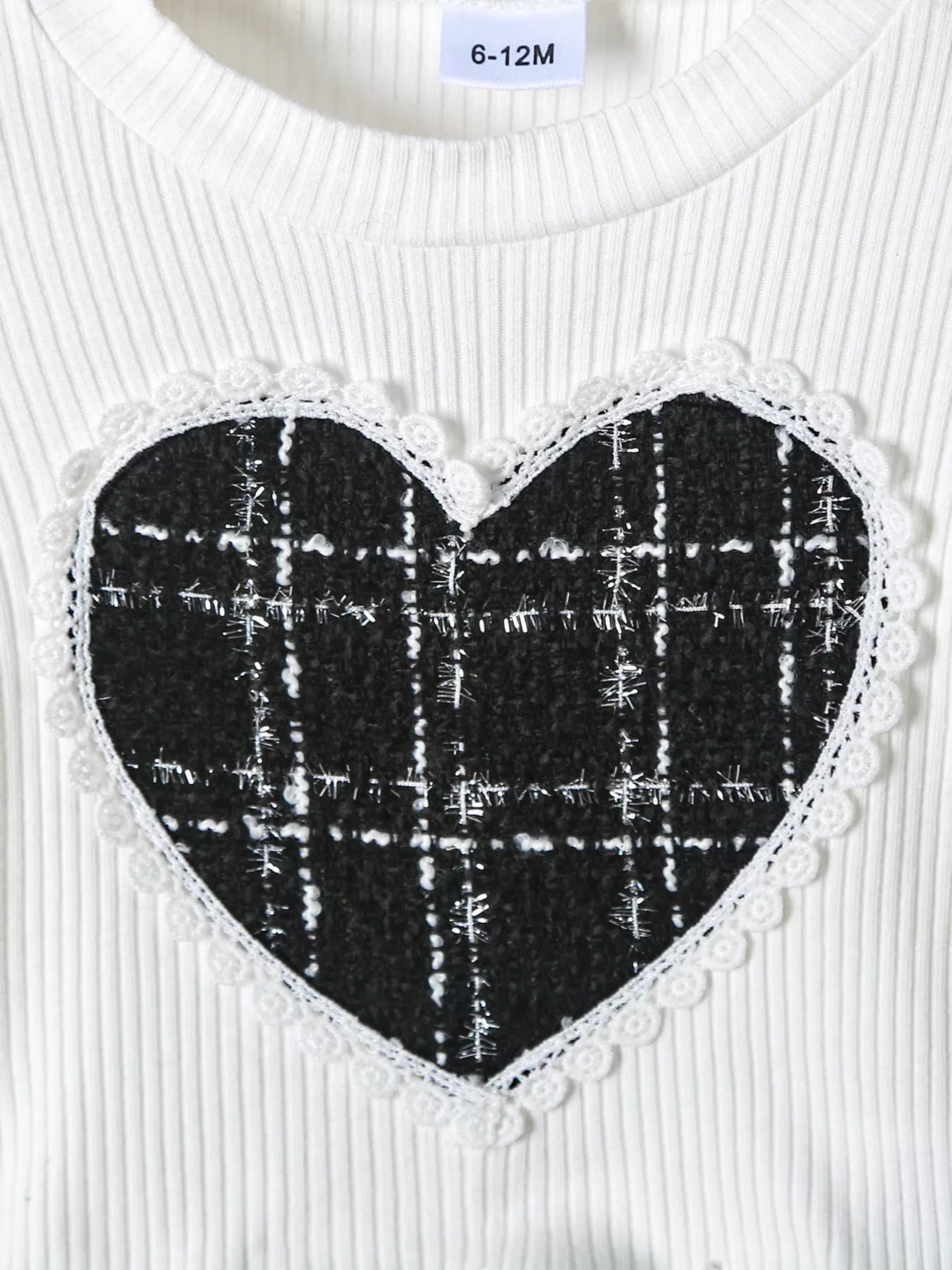 Children's Plaid Heart Top and Skirt Set - PBNJ FASHIONS