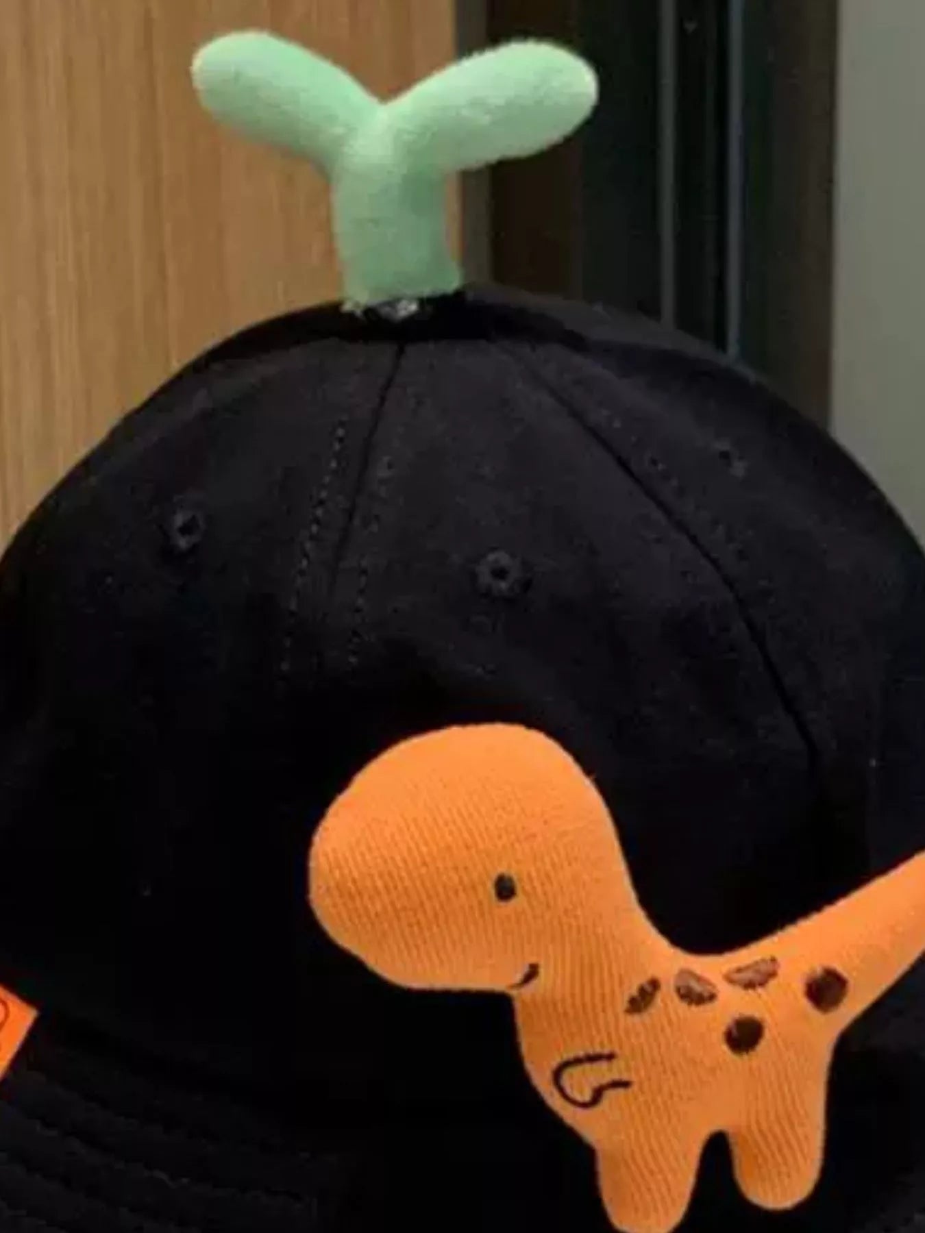 Children's Dinosaur & Sprout Decor Bucket Hat - PBNJ FASHIONS