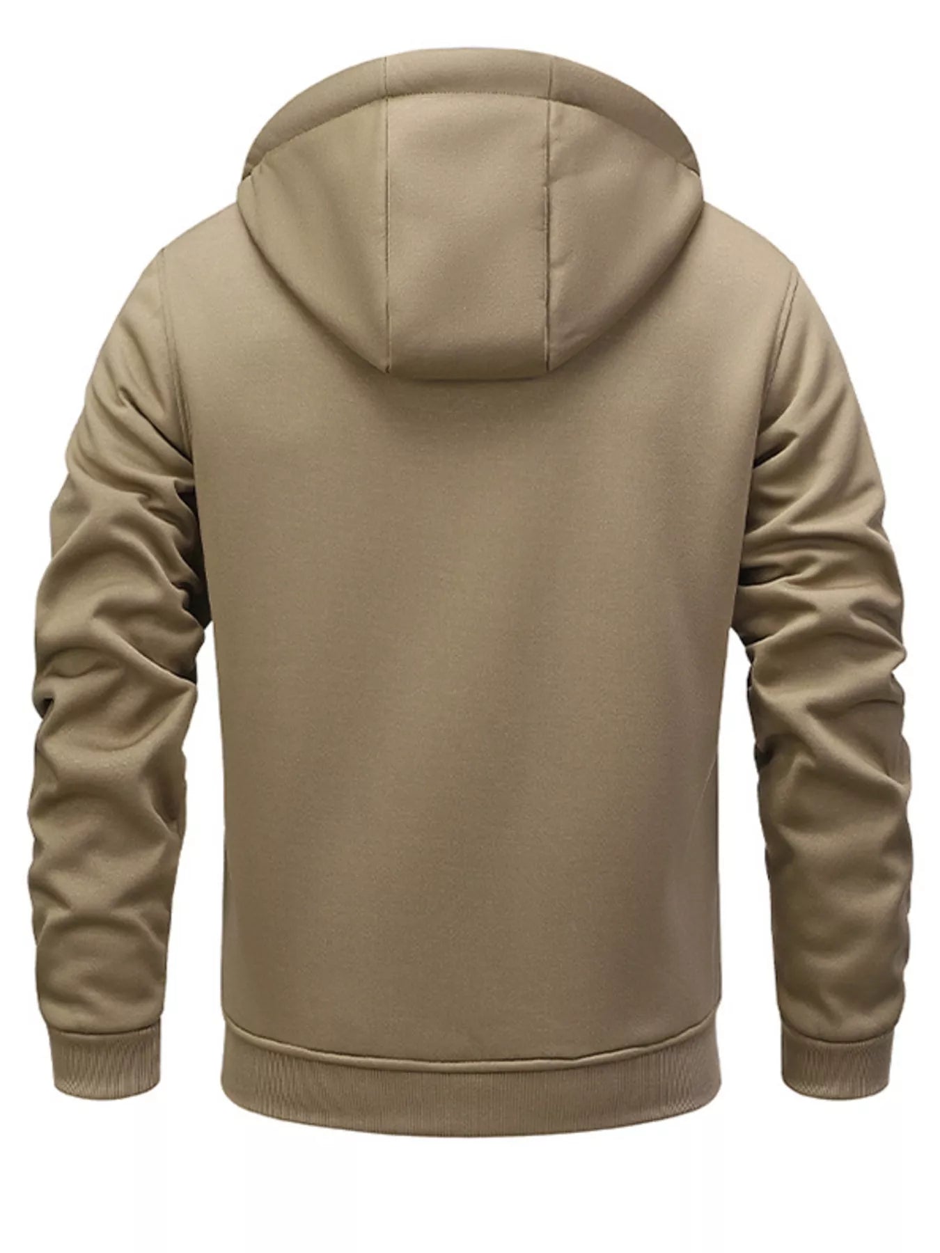 Men's Full Size Warm Fleece Lined Zip - Up Hoodie Plus Size - PBNJ FASHIONS