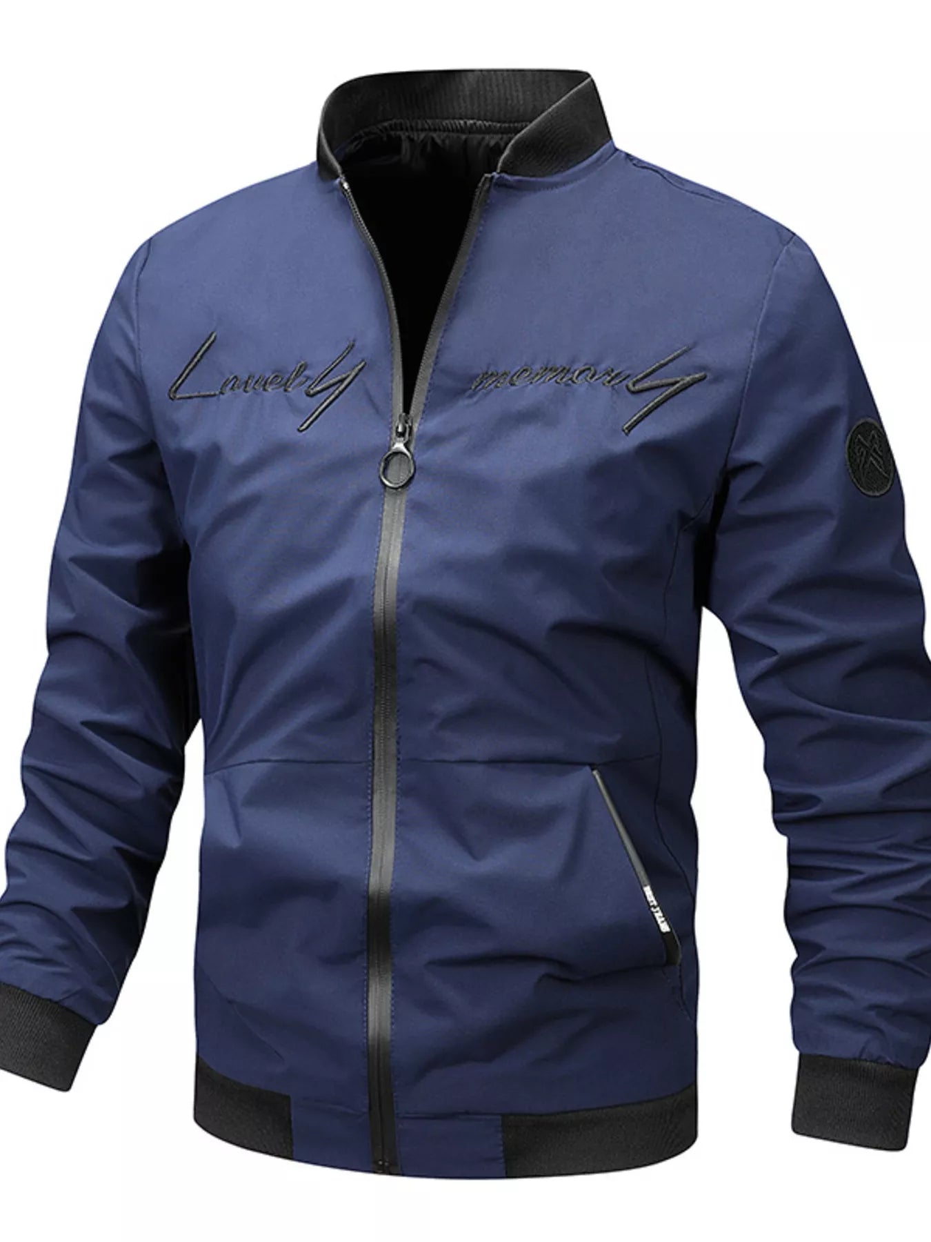 Men's Plus Size Zip Up Bomber Jacket - PBNJ FASHIONS